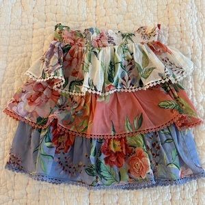 Zimmermann tiered skirt size 6